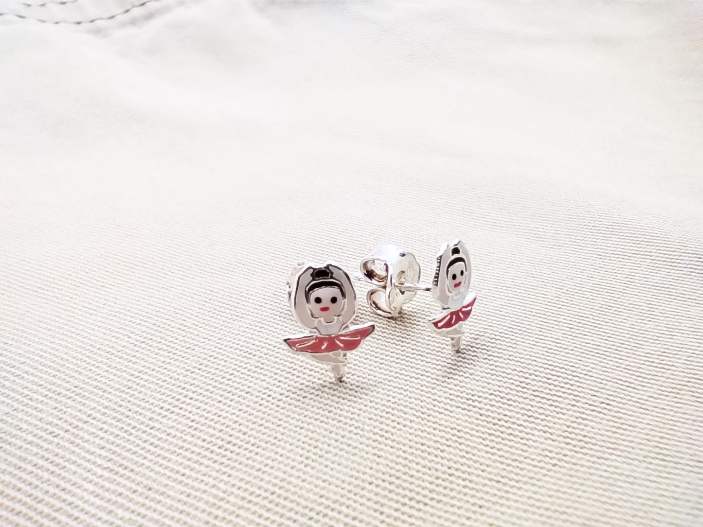 Sidabriniai auskarai Balerinos