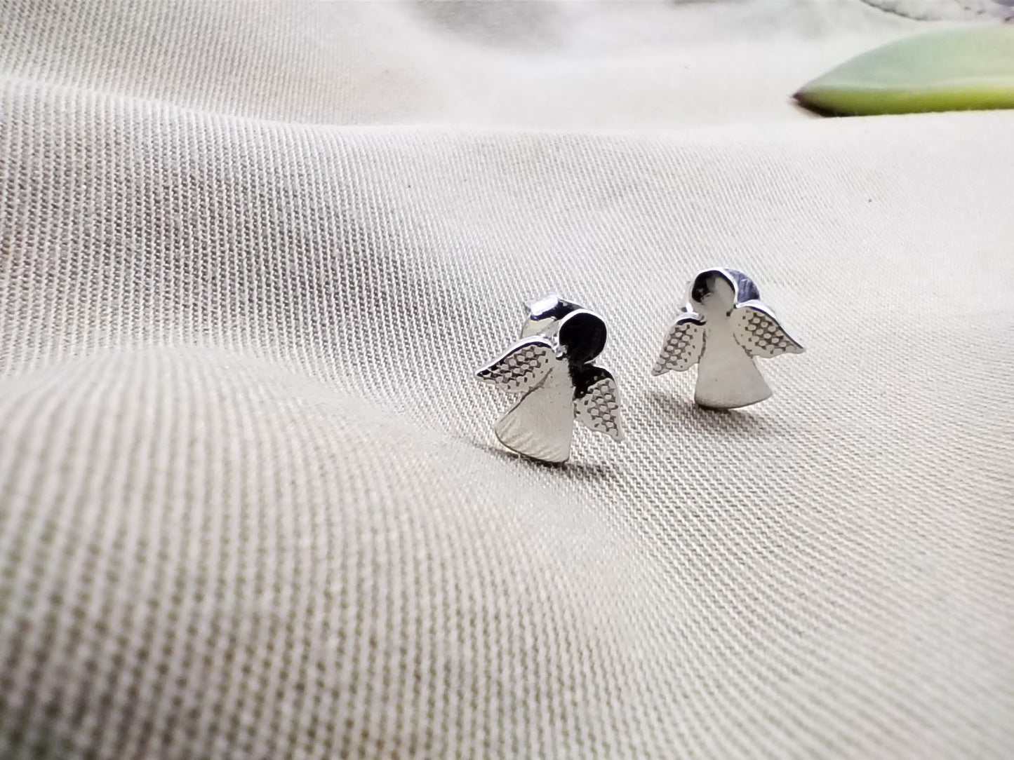 Sidabriniai auskarai Angelai